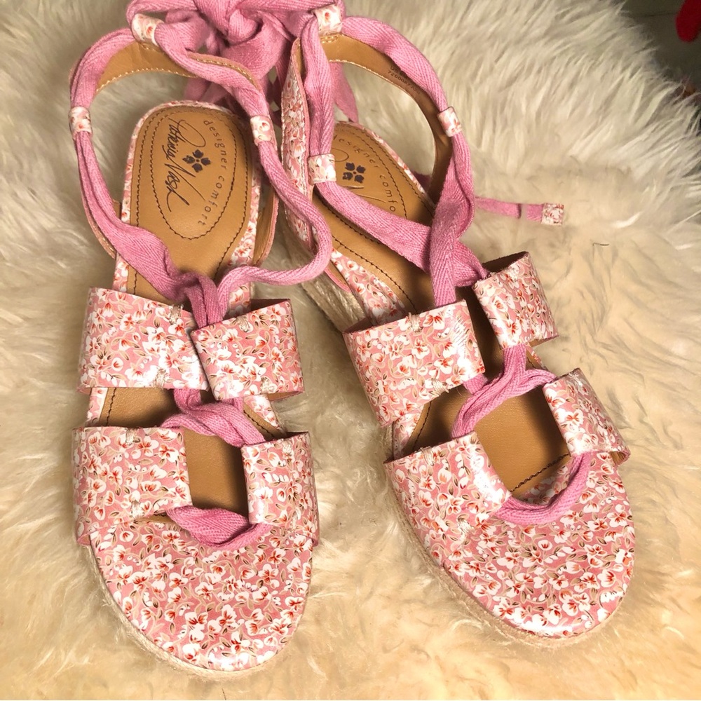 Patricia Nash Riva Espadrille Wedged Sandals, Size 6M